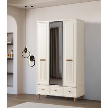 Erezoğulları Mobilya Lagos 3 Kapaklı %100 Mdf Elbise Dolabı Gardrop 117X54X212
