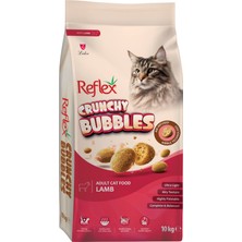 Reflex crunchy Bubbles Kuzu Etli Yetişkin Kedi Maması 10KG