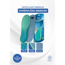 Tabanex Space Walk Jel Tabanlık – Orthoflex Esnek Sünger, 3D Jel Destekli Esnek ve Hava Kanallı - Erkek