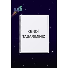 Sekizelliiki Kişiye Özel Baskılı Tasarım Defter
