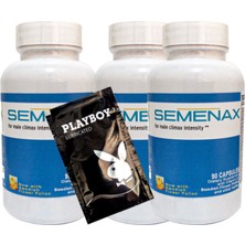 Fırfır Moda Playboy Jel + Semenax Erkeklere Özel Destekleyici 90'lı x 3 Adet
