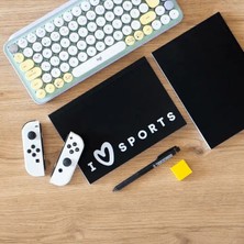 Be Online Sport Collection I Love Sports - Esnek Kapak Çizgili Defter 14,8X21 cm 160 Sayfa Not Defteri