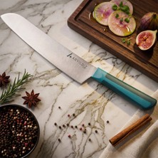 Aryıldız Plurex Santoku Bıçağı 21 cm Mavi