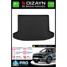 S-Dizayn Kia Sportage 3D Pro Bagaj Havuzu 2022 Üzeri A+ Kalite