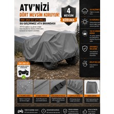 Kıyak Moto 150-250 cc Uyumlu Su Geçirmez Atv Brandası
