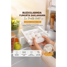 Porsima Org-10 Buzdolabı Içi Organizer Askılı Akordion Süzgeçli Ayarlanabilir Raf - Beyaz