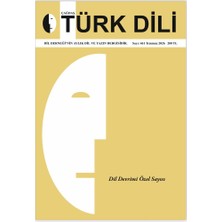 Dergi Kapında Çağdaş Türk Dili Dergisi 461.SAYI Temmuz 2026