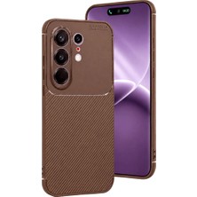 Eco Port Tecno Camon 50 Pro 5g Auto Focus Karbon Kapak - Kahverengi
