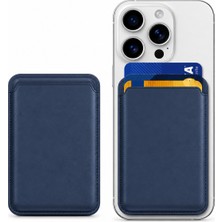 Powerfox iPhone 11 12 13 14 15 16 17 Plus Pro Max Kartlık Manyetik Deri Magsafe Cüzdan Kartlıklık
