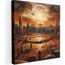 Popcas Kutsal Alanlar Yerli Görüntü Sanat Dekoratif Kanvas Tablo