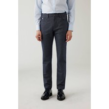 Ysf Erkek Mavi Regular Fit Üst Cep Spor Kanvas Pantolon