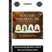 Carlburn #baharatlık Estetik Kar Küresi Tasarım Mutfak Baharat Set Seasoning Shakers Dört Mevsim Baharatlık