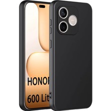 Microcase Honor 600 Lite ile Uyumlu Campro Serisi Kamera Korumalı Silikon Kılıf - AL3427