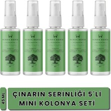Bursa Şehir Kolonyaları, 5'li Çınarın Serinliği Kolonyası, Parfüm Etkili Kolonya, Mini Sprey Kolonya