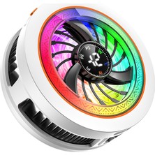 Erdineks Manyetik Dijital Ekranlı Telefon Soğutucu - Rgb Işıklı 4 Kademeli Pubg Gaming Oyuncu Buz Peltier Fan