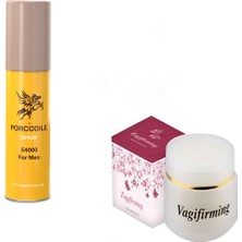 Fırfır Moda Porcodile For Men Sprey 45 cc + Vagifirming Genital Bakım Kremi 50 ml