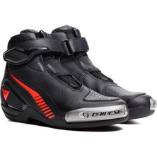 Dainese Superya Black Red Deri Ayakkabı