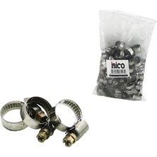 Mabelme Store 50 Adet 13-19MM Metal Hortum Kelepçe Tork Ayarlı - Ayarlanabilir Klips