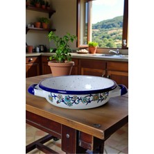 İnci Emaye 20 No Emaye Sahan, Servis, Yemek Kamp, Piknik, Çeyiz