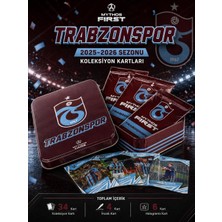 Mythos Cards Mythos First Trabzonspor 2025-2026 Sezonu Koleksiyon Kartları Metal Kutu | 34 Kart | Resmi Lisanslı