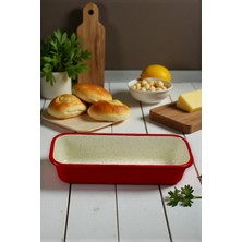 İnci Emaye 30/13 Emaye Baton Kek Ekmek Kalıbı 1,7lt Fırın, Pişirme, Pasta, Çeyiz,