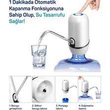 Hace Bazaar Yeni Nesil Dokunmatik Damacana Su Pompası Şarjlı 1200 Mah