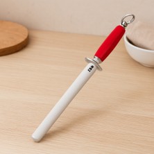 KSB Store 10'' Geniş Yassı Masat - Metal Bilezikli, Plastik Saplı