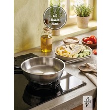 Fms 10015s Ideal Çelik Yağ Tava 28 Cm Metal