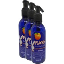 Fırfır Moda Playboy Pure Edible Massage Oil 120ML Şeftali Aromalı Masaj Yağı 3 Adet