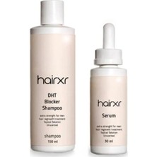 Fırfır Moda Hairx Saç Uzatıcı Dolgunlaştırıcı Bakım Şampuanı 150 ml Serumla 30 ml