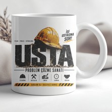 Ajans 313 AJANS313 Usta Problem Çözme Sanatı Işi Ustasına Sor Baskılı Seramik Kupa