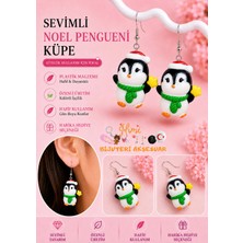 himi bijuteri aksesuar Neşeli Sevimli Mini Penguen Hayvan Figürlü Plastik Sallantılı Küpe Hafif Tasarım Günlük Kullanım Bijuteri Çocuk Küpesi
