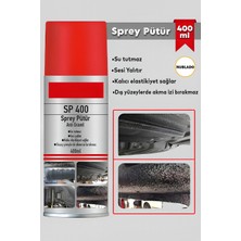 Nublado Sprey Pütür Su Tutmaz Ses Yalıtımlı Boyanabilir Kaplama Araç Araba Çamurluk Taş Darbe Koruma 400ML