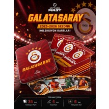 Mythos Cards Mythos First Galatasaray 2025-2026 Sezonu Koleksiyon Kartları Metal Kutu | 34 Kart | Resmi Lisanslı