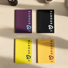 Be Online Taraftar Sport Collection - Esnek Kapak Çizgili 4\'lü Defter Seti 160 Sayfa Not Defteri