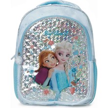Frozen Sırt Çantası Kız Çocuk Mavi Bts Elsa Anna Bpck