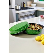 İnci Emaye 36,5 cm Emaye Midye Tencere, Servis, Yemek, Kamp, Piknik, Çeyiz, 9500 ml