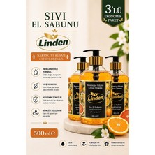 Linden Sıvı El Sabunu Narenciye Rüyası 500 ml  Citrus Dream X3 Adet