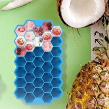 Mabelme Store 37 Bölmeli Slikon Petek Şeklinde Buz Kalıbı