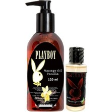 Fırfır Moda Playboy Aromaterapi Natural Massage Oil 120 ml + Çilek Aromalı Massage Vücut Masaj Yağı 50 ml