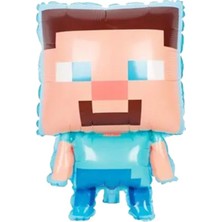 Lotus Party Minecraft Folyo Balon -1 Adet Minecraft Karekter Folyo Balon