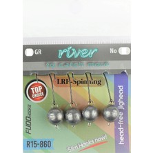 River Mafsallı Hareketli 3 gr 4lü Jig Head