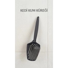 Eco Lounge Kedi Kumu Eleme Küreği Çift Taraflı Ağlı ve Plastik Çerçeve ile Temizleme