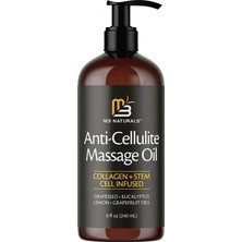 Fırfır Moda Miyo Life Miyolife M3 Naturals Şeyse Kolajen ve Kök Hücre Içeren Anti Selülit Masaj Yağı-Anti Cellulite Massage Oil
