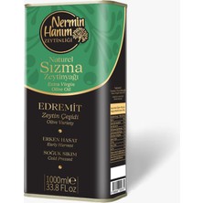 Nermin Hanım Zeytinliği Erken Hasat Naturel Soğuk Sıkım Zeytinyağı 1 LT TNK