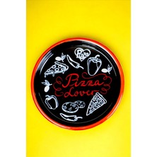 İnci Emaye 36 No Pizza Tabağı Tepsisi Supla Pasta Tabağı Servis Tabağı Fırın Tepsisi 36CM