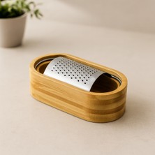KSB Store Bambu Hazneli Metal Bombeli Meyve Rendesi 7X15.5 cm