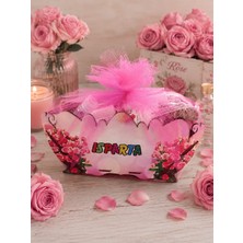 Rose White Hediyelik Gül Sepeti (7 Parça)