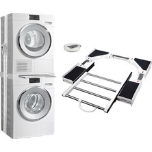 Mabelme Store Çamaşır Makinesi ve Kurutucu Istifleme Seti Askılıklı