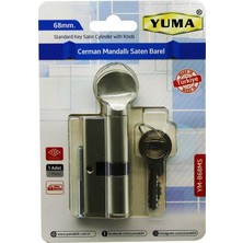 Mabelme Store Cerman Mandallı Saten Barel Kilit 68MM YM-B68MS